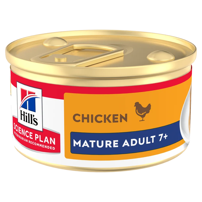 Hill's Science Plan chat Mature Adult 7+ Mousse Poulet