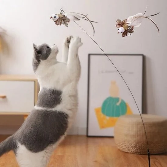 Jouet oiseau pour chat | Oiseau Farceur