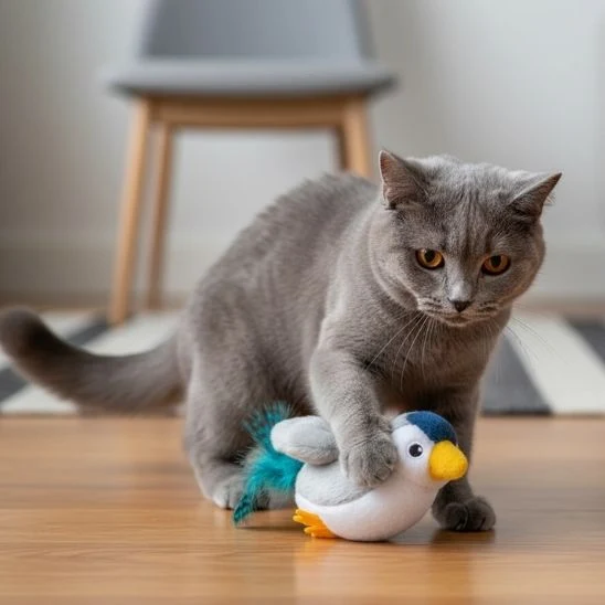 Jouet oiseau pour chat | Chasseur d'Ailes