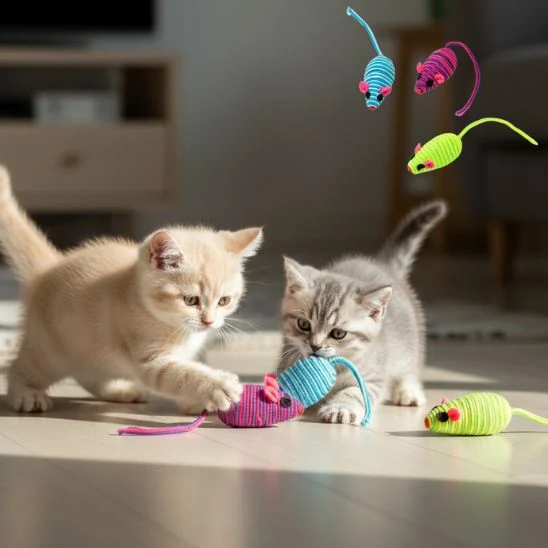 Jouets pour les chats souris