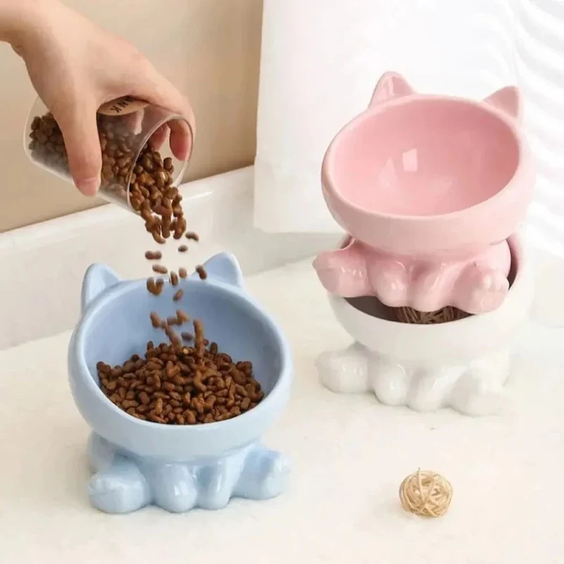 Bol en céramique pour chat - Hygiène naturelle | CeramBowl
