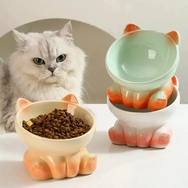 Bol en céramique pour chat - Hygiène naturelle | CeramBowl