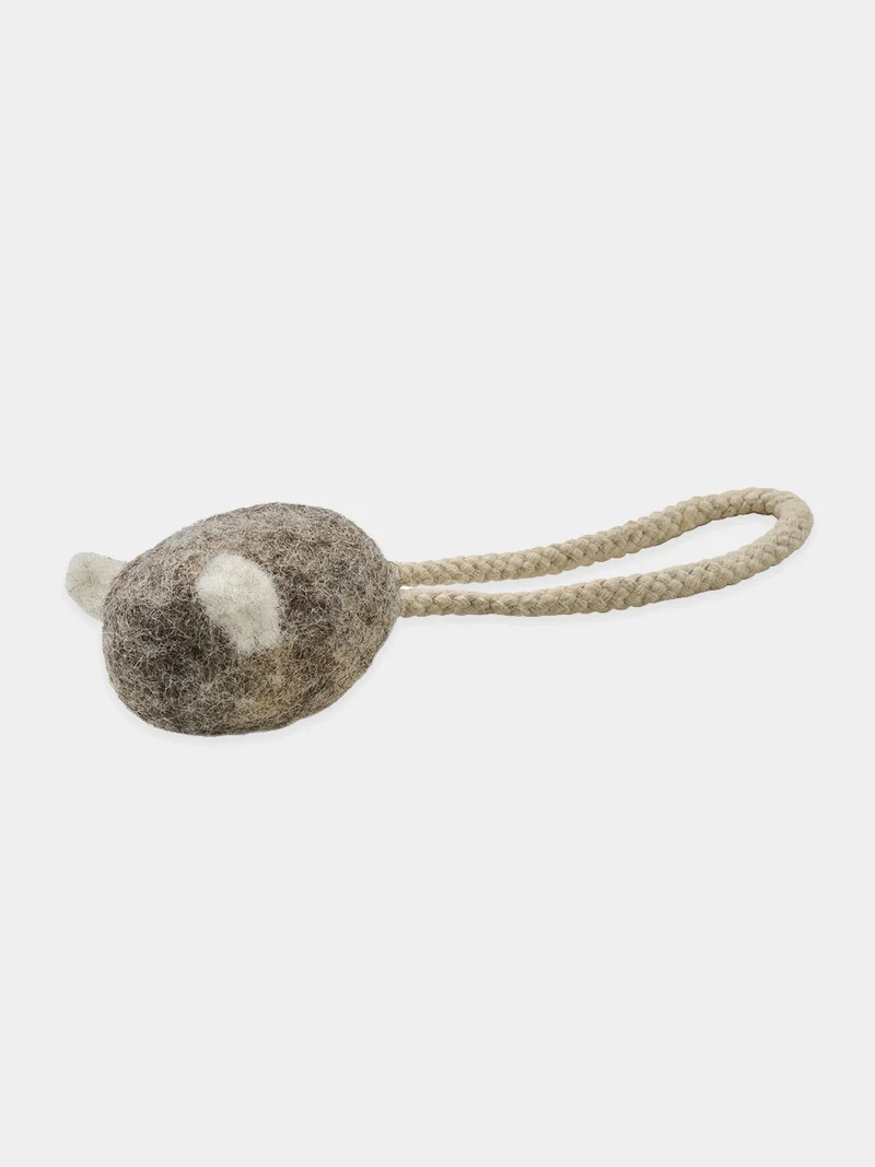 Jouet pour chat en laine - Souris avec corde 🪢 - Hunter stylecats