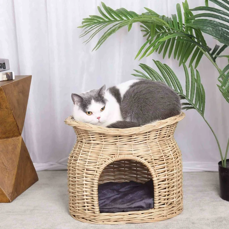 panier osier chat | Rêve en Osier