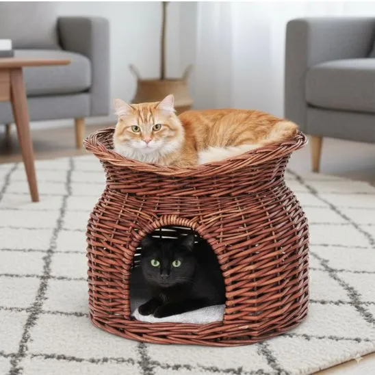 panier osier chat | Rêve en Osier