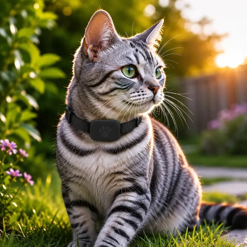 Collier de localisation pour chat - Zéro fugue | Trakomi