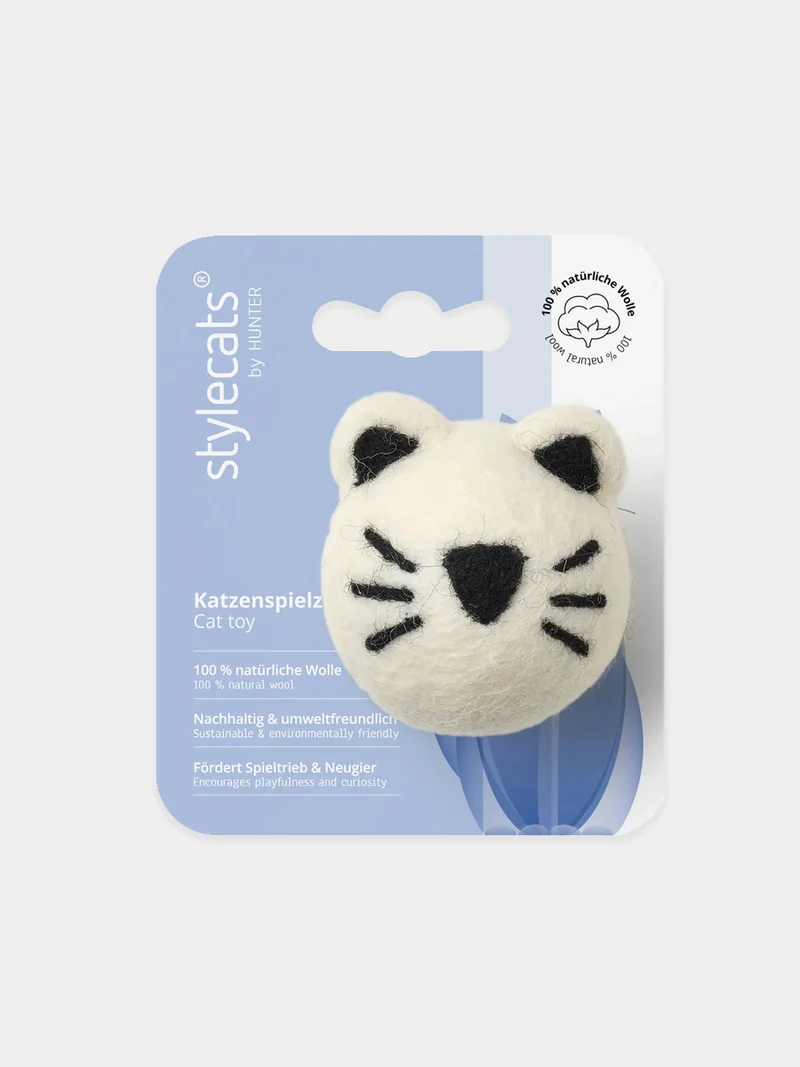 Jouet pour chat - Balle en laine chat 🐱 - Hunter stylecats