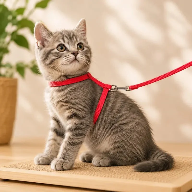 Harnais laisse chaton - Apprentissage sûr | FeliBaby