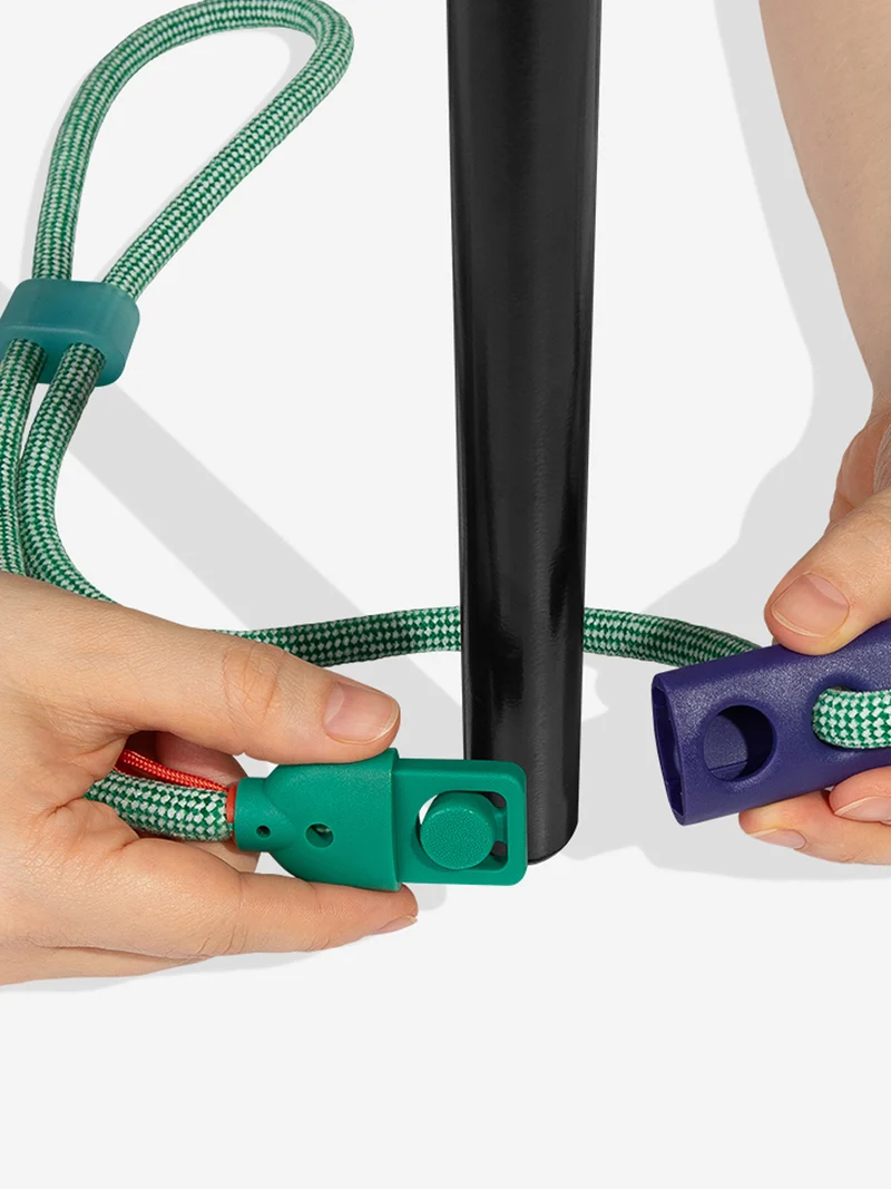Laisse pour chien mains libres - Velvet Vibes Vert - Zee.Dog