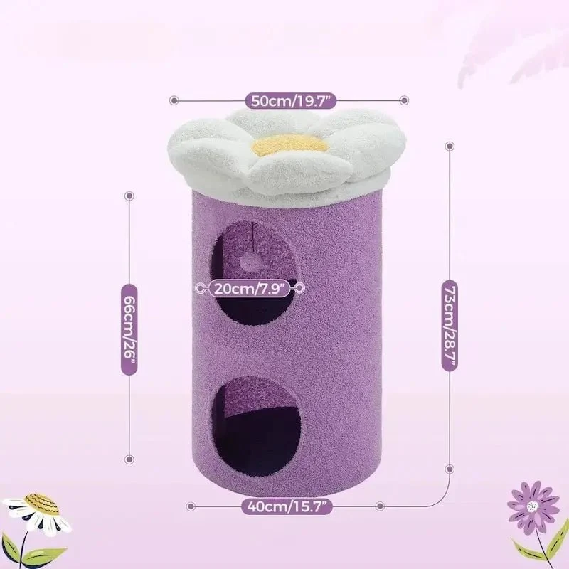 Arbre à chat tonneau - Cachette cosy | Pawbarrel
