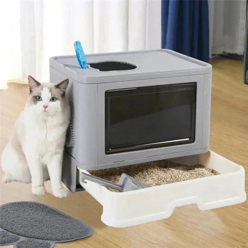 Maison de toilette XXL pour chat - Pratique & anti-odeurs | FéliXL