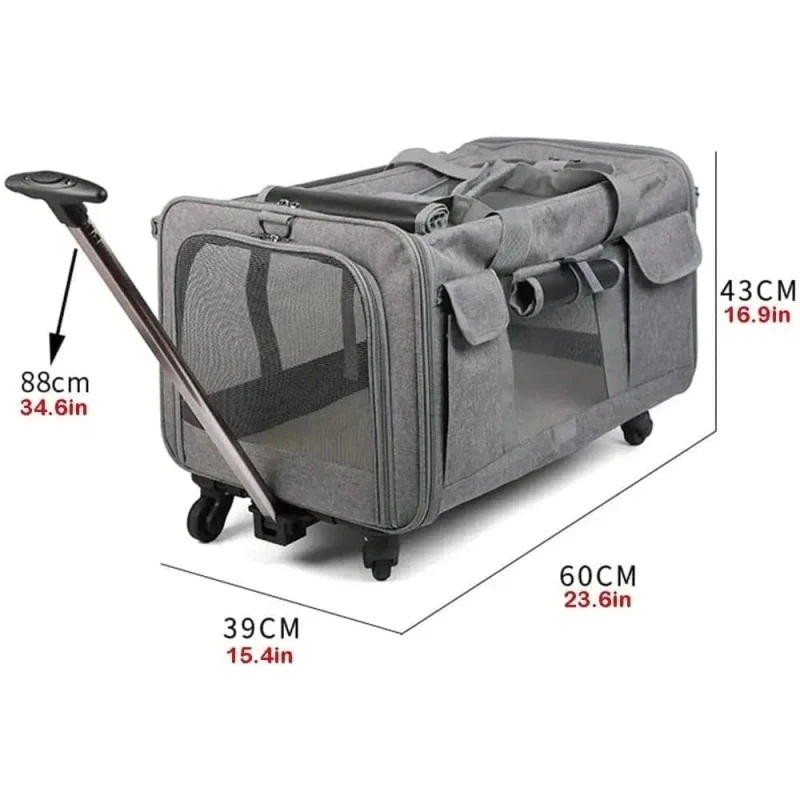 Sac de transport à roulettes pour chat - Zéro effort | RollCat