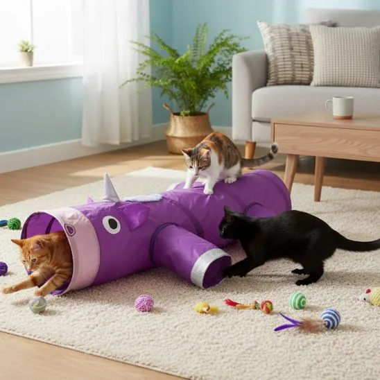 jeu tunnel chat | Rhinocéros des Chats