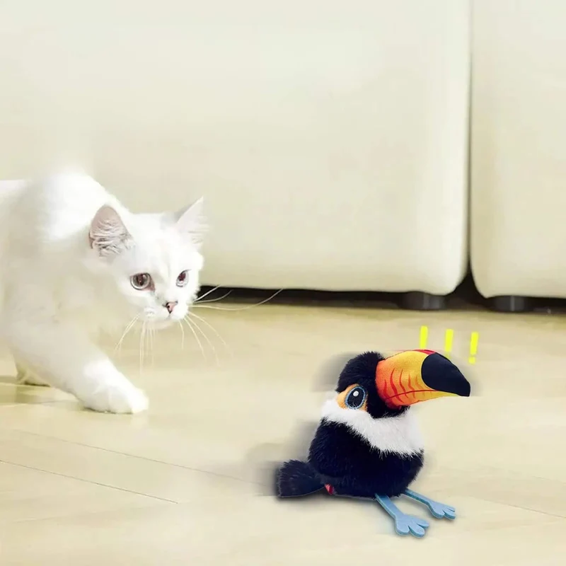 jouet chat oiseau volant | Chant des oiseaux