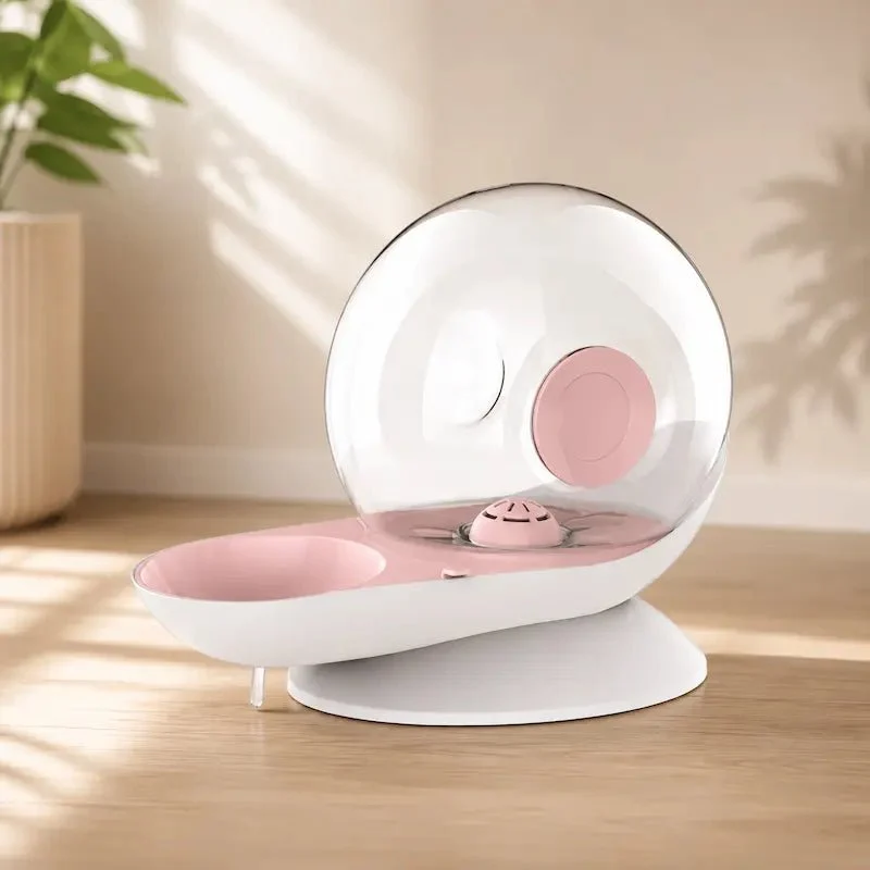 Fontaine à eau chat escargot – Design ludique | SnailFlow