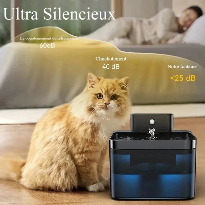 Fontaine à eau chat sans fil - Liberté totale | FreeFlow