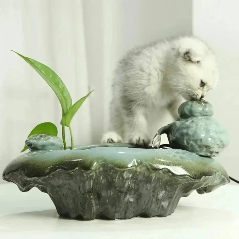 Fontaine à eau chat grenouille - Design ludique | FrogFlow