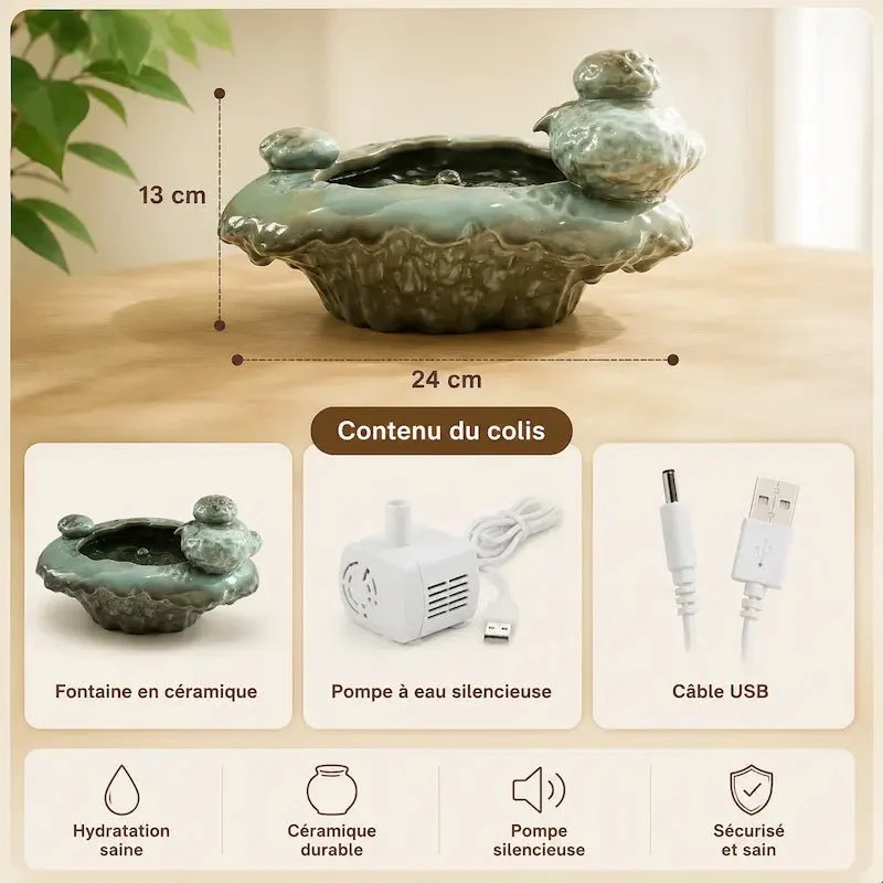 Fontaine à eau chat grenouille - Design ludique | FrogFlow