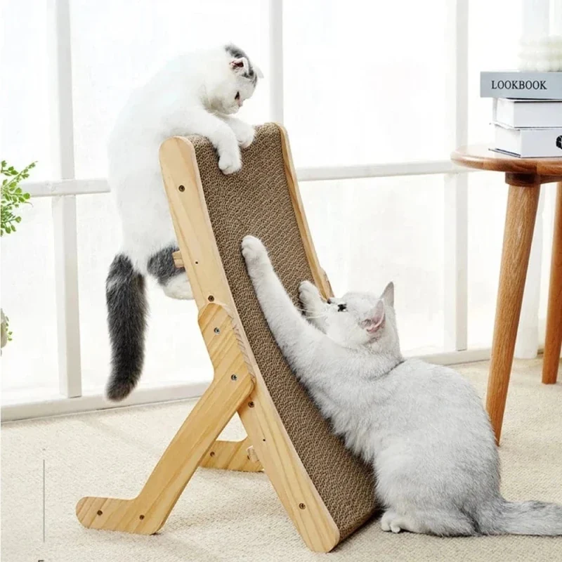 Griffoir en bois pour chat - Robustesse et longévité | WoodScratch
