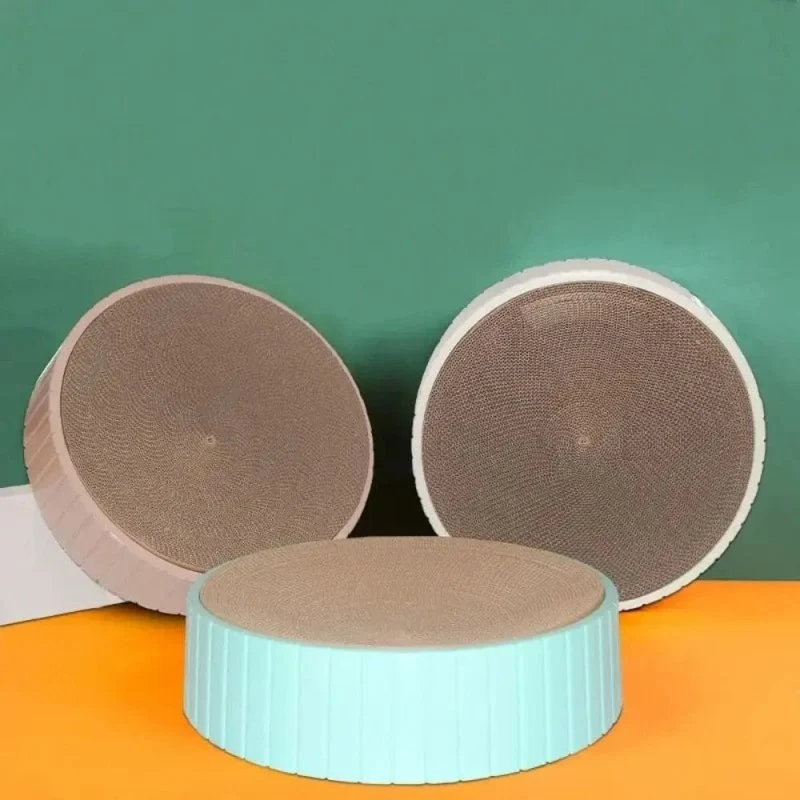 Griffoir rond chat - Griffage naturel | RoundScratch