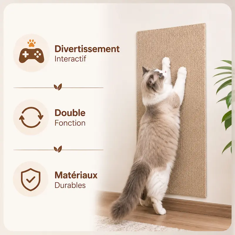 Griffoir chat mural - Gain de place | FéliWall