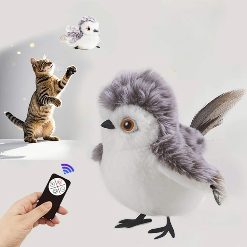 Jouet oiseau pour chat | Ailes Battantes