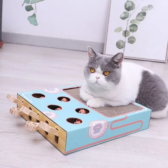 jouet interactif pour chat 3 en 1 Chasse Taupe