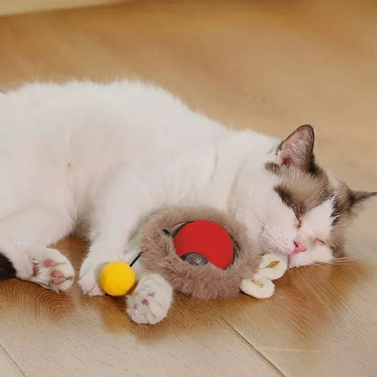 jouet pour chat | La Balle Fougueuse Lapin