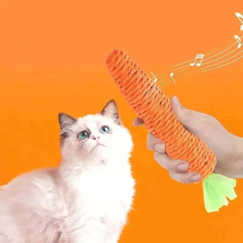 Jouet carotte chat – Anti-stress & jeu instinctif | CarottyCat