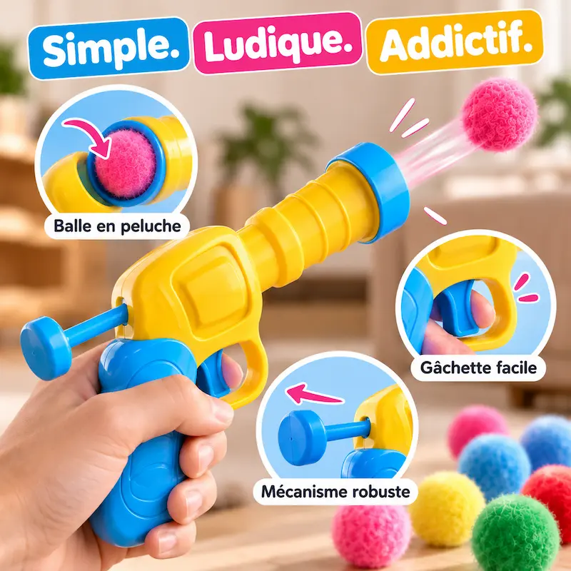 Lanceur de balle chat - Jeu automatique | FéliLaunch