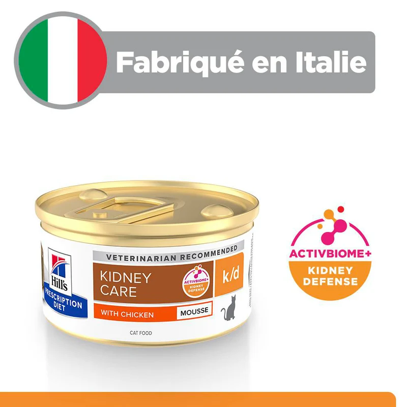 Hill's PRESCRIPTION DIET k/d Kidney Mousse pour Chat