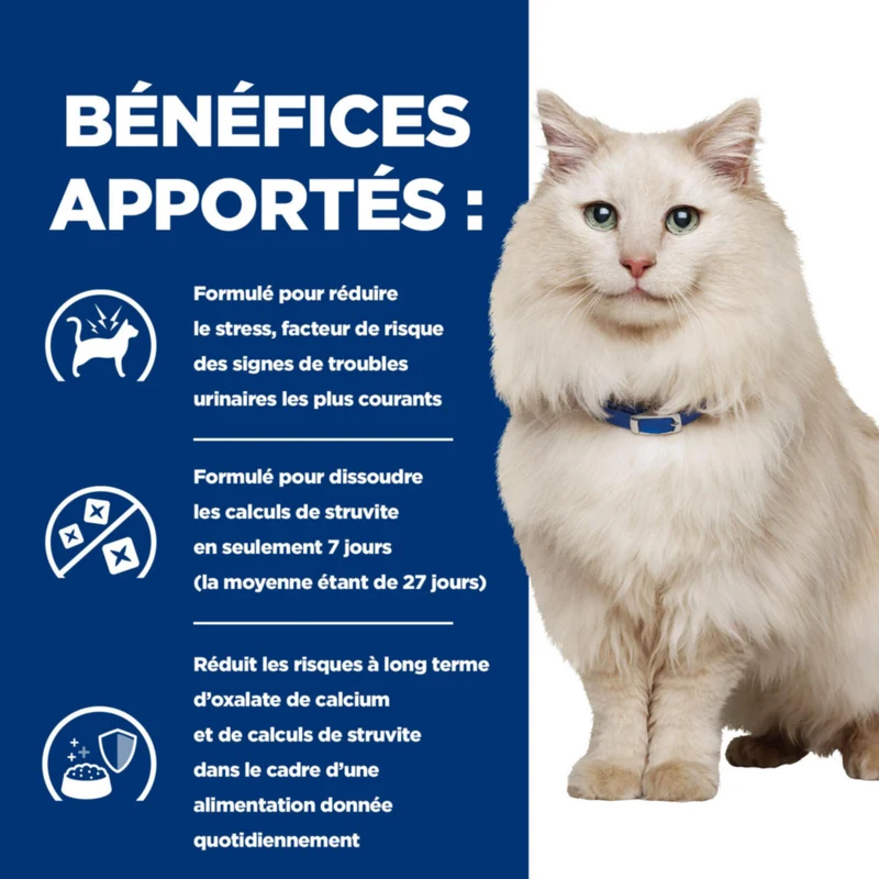 Hill's PRESCRIPTION DIET c/d Urinary Stress Multicare Mousse pour Chat