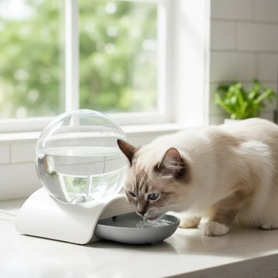 fontaine à chat sans électricité
