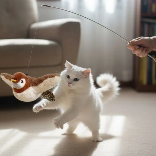 Jouet oiseau pour chat | Aile de plaisir