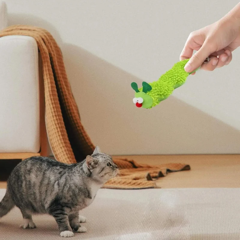 jouet chat | Chenille Herbacée