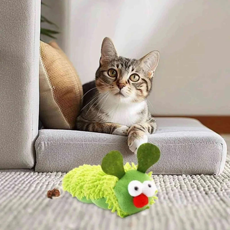 jouet chat | Chenille Herbacée