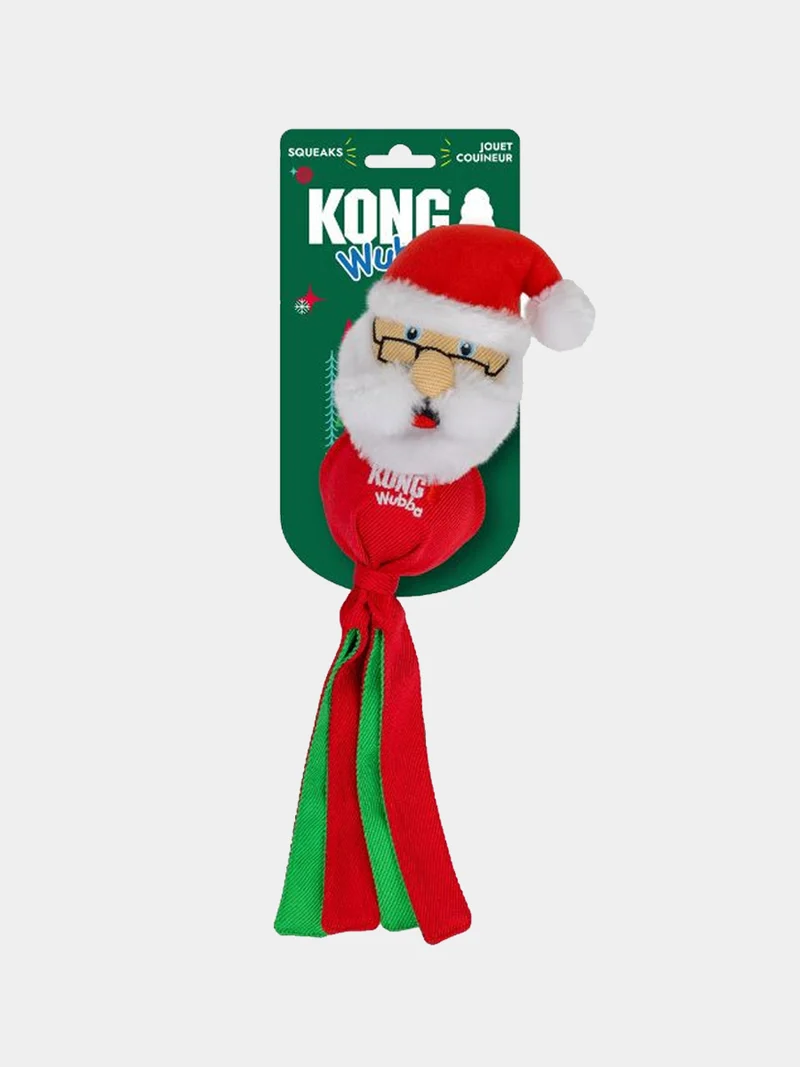 Peluche pour chien - Kong Holiday Wubba Santa 🎅