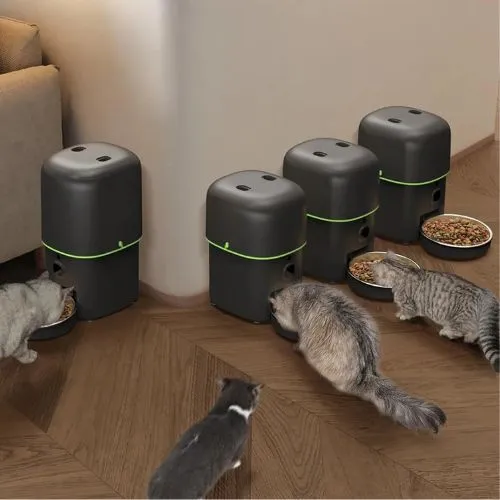 Distributeur de croquettes pour chat automatique - Avec Caméra Smart Connect
