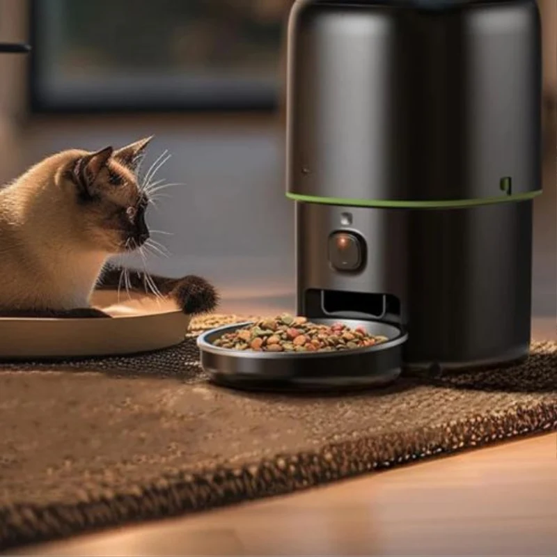 Distributeur de croquettes pour chat automatique - Avec Caméra Smart Connect