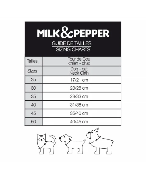 Bandana foulard Calista chiens - printemps été Milk and Pepper