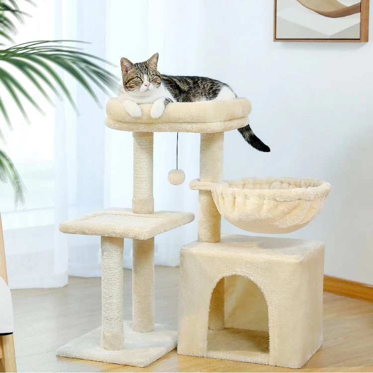 Arbre a chat en bois - MiniCat™