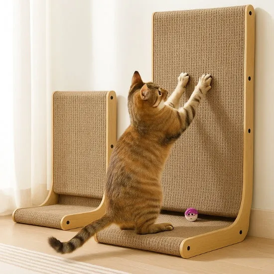 Griffoir chat - Grattoir carton avec Balle - HappyKat