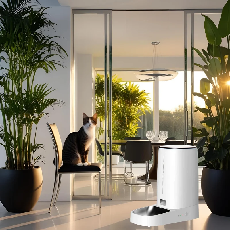 distributeur croquette chat automatique | Purr-Fect