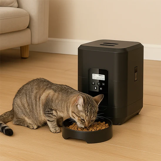 Distributeur de croquettes pour chat automatique - Smart Feed