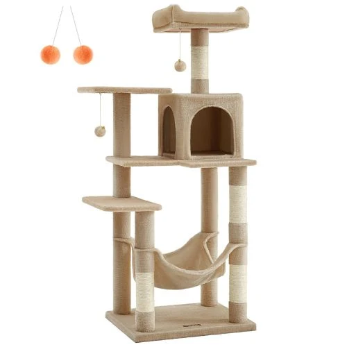 Arbre à chat - Tour de jeux et de détente SkylineComfort 140 cm