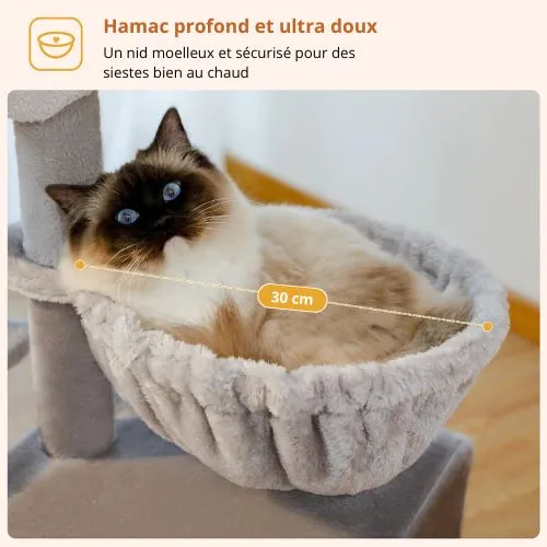 Arbre à chat - Modulable Compact CozyTree 70 cm