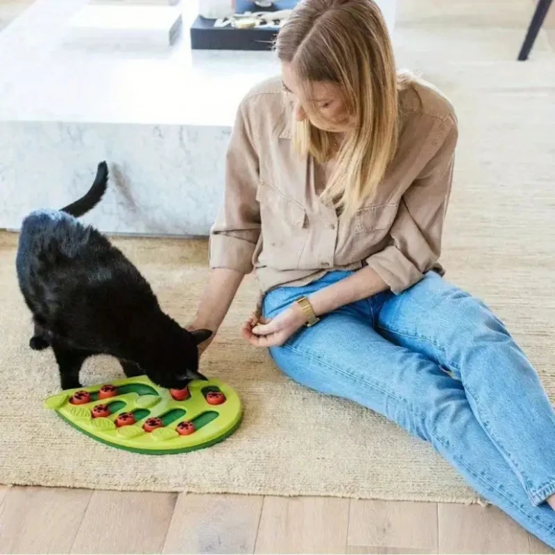 gamelle chat anti glouton | Feuille puzzle