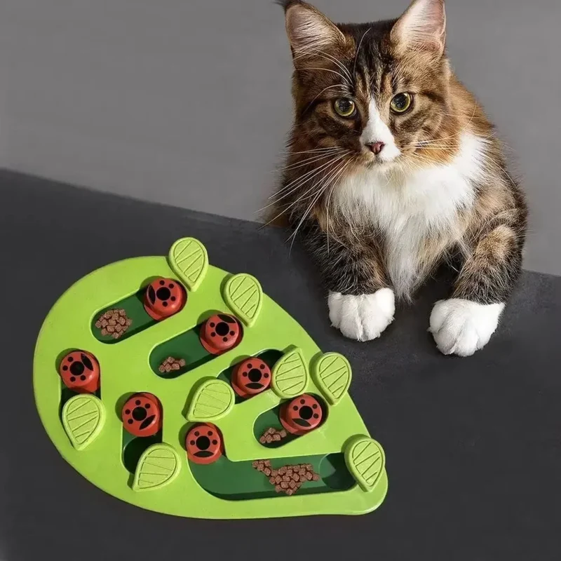 gamelle chat anti glouton | Feuille puzzle