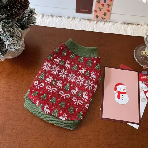 Pull de Noël pour chat