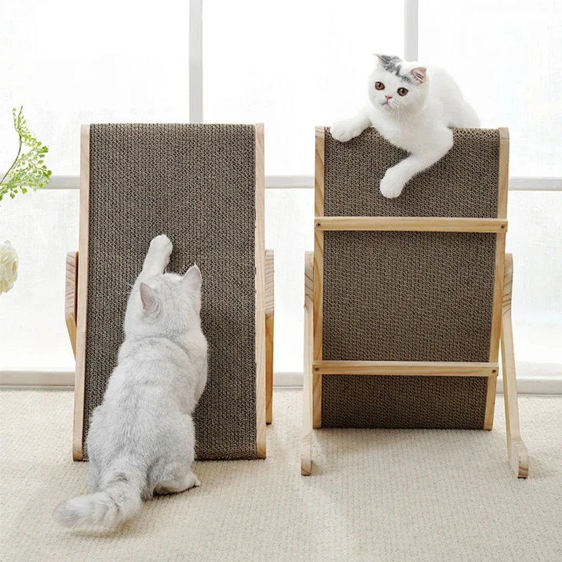 Griffoir pour Chat - Bois et Carton à Gratter - Flexigrip